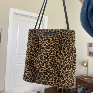 Leopard mini tote